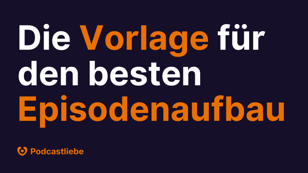 Podcast-Aufbau mit Vorlage professionell gestalten